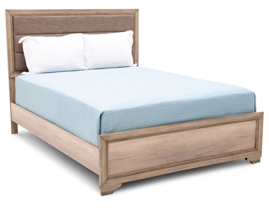 Sandstone Upholstered Bed Furniture Row