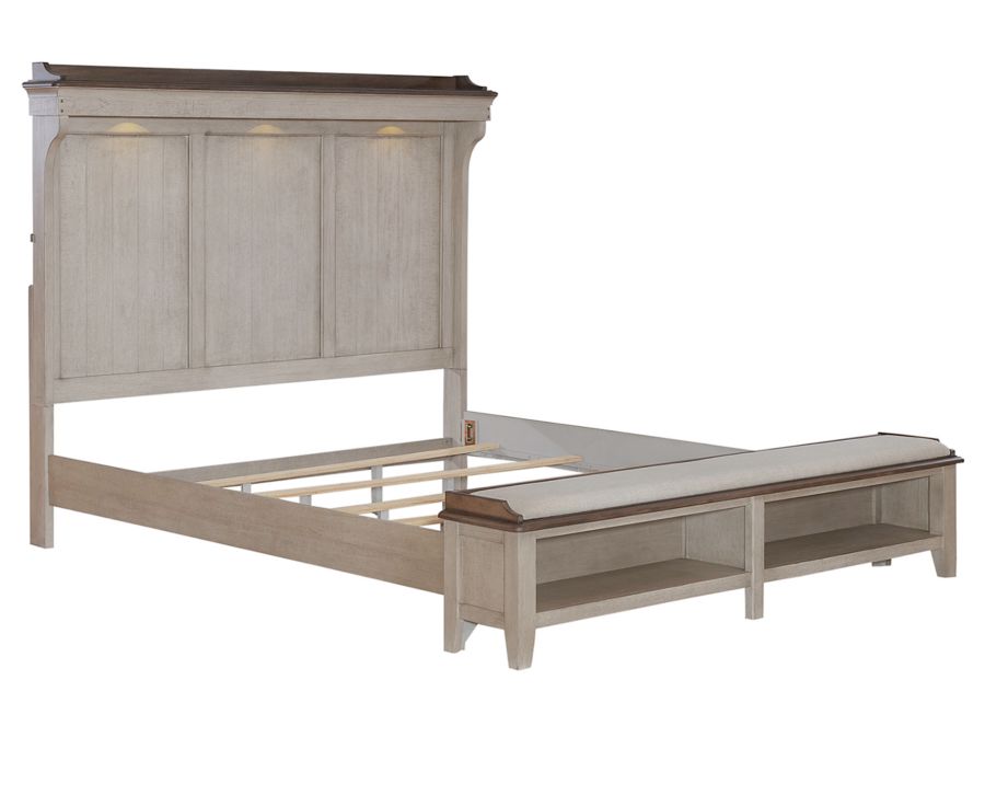 Tipton Mantle Storage Bed Furniture Row