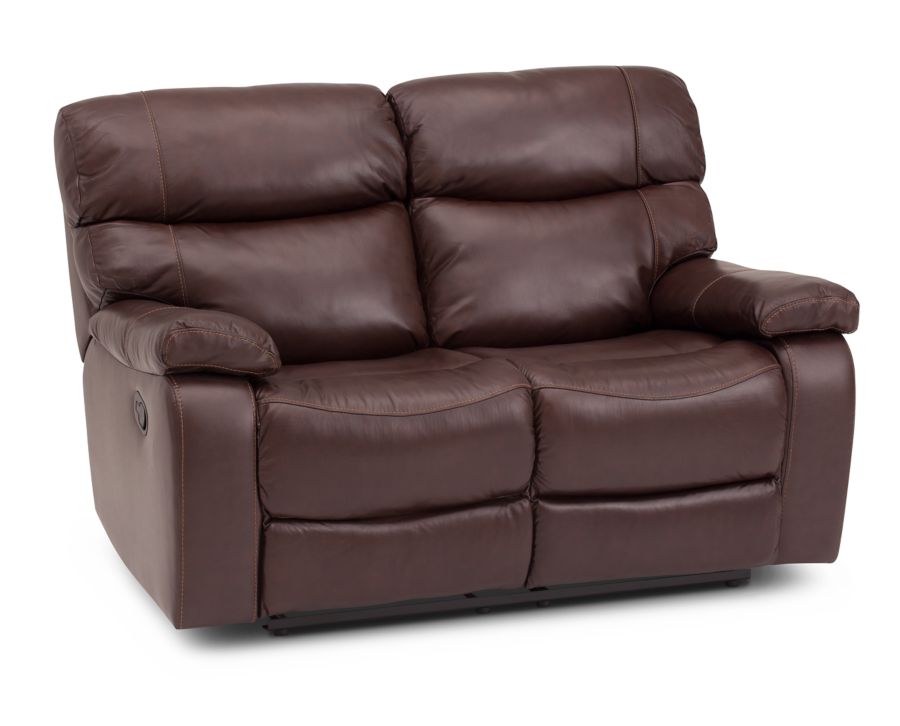 Truman Leather Reclining Loveseat Furniture Row