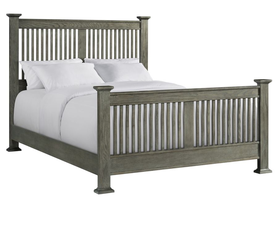 Twin Oak Panel Bed Furniture Row
