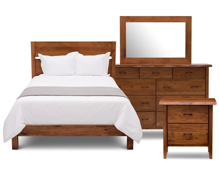 Victor Amish 4 Pc. Bedroom Set Furniture Row