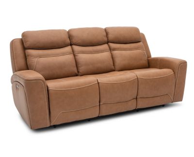 Voyager Leather Power Reclining Sofa Furniture Row