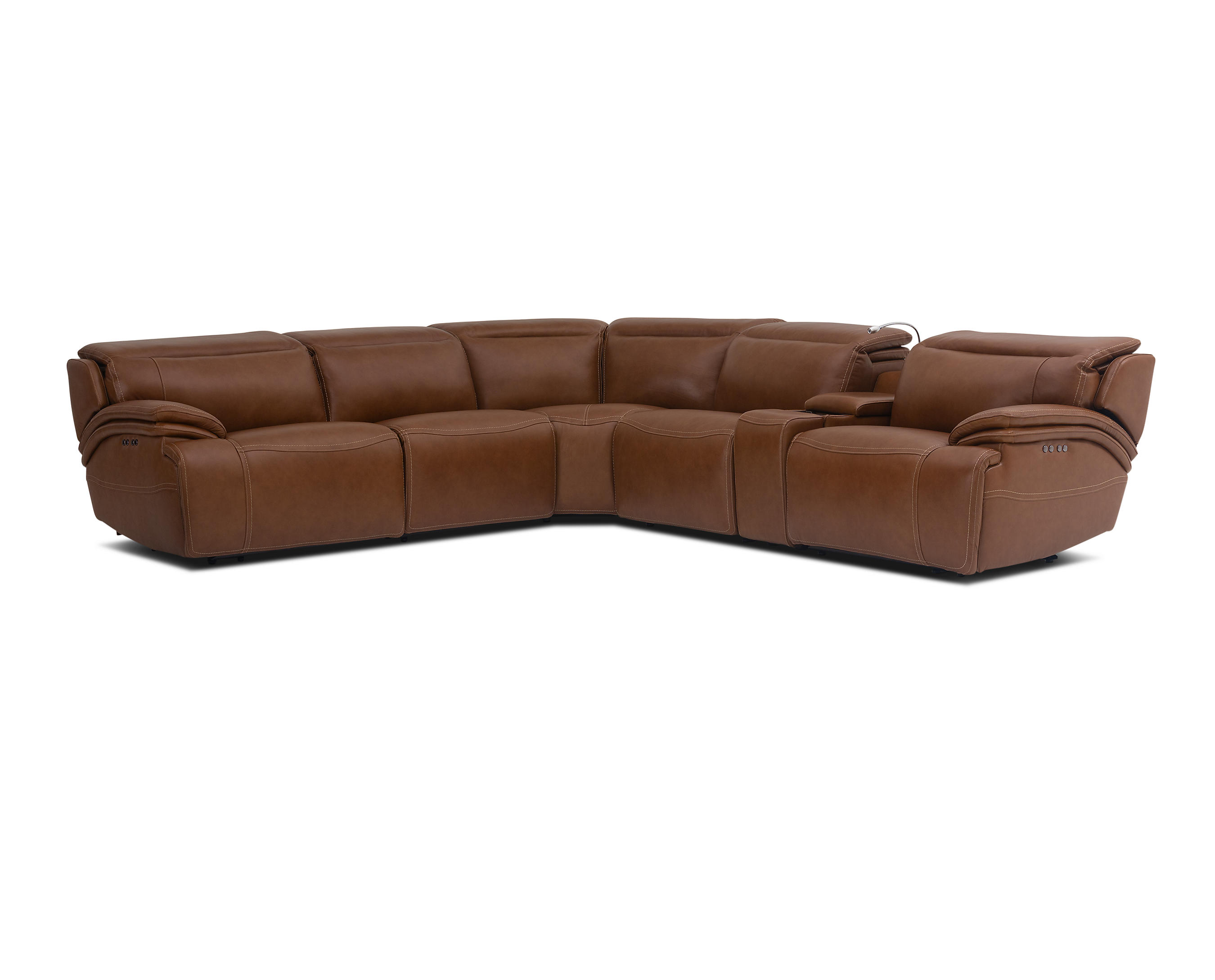 Waverly 6 Pc Power Reclining Sectional Furniture Row