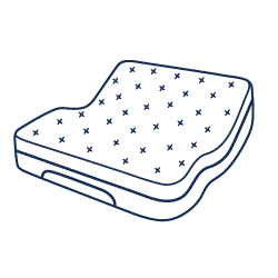 Adjustable mattress icon