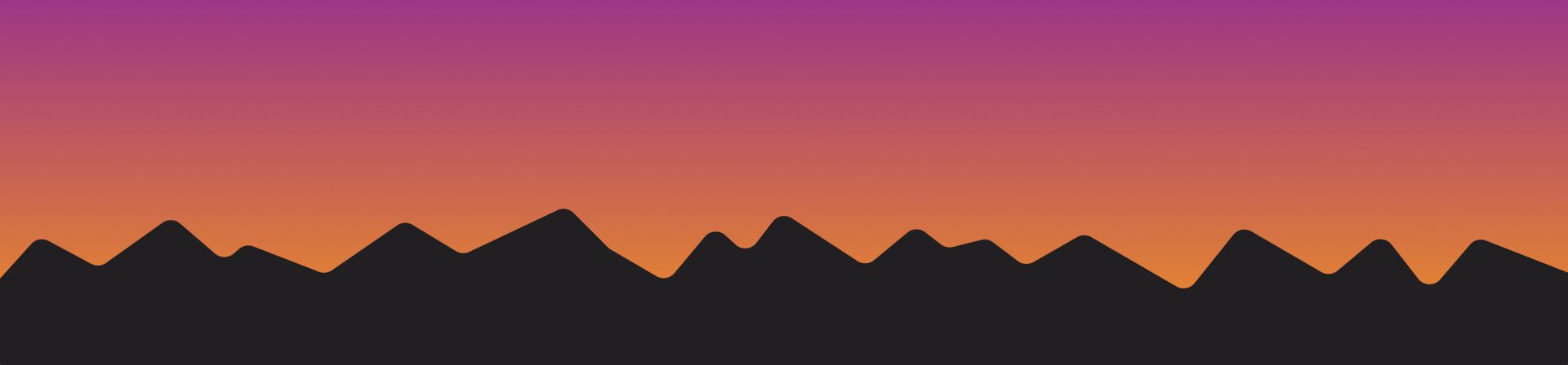 background image of a mountain range with sunset